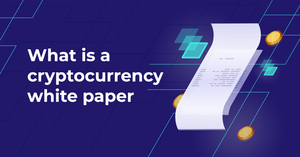 What is a whitepaper in cryptocurrencies?